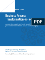 Business Process Transformation As A Service - Infosys Consulting - Pov