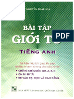 eBook Bai Tap Gioi Tu Tieng Anh PDF
