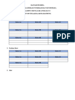 Daftar Peserta Ranumseda