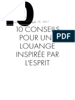 10 Conseils Pour Une Louange Inspirée Par L'esprit - Louange Collective