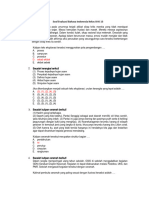 Soal Evaluasi Bahasa Indonesia Kelas XI-K13