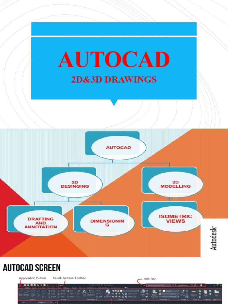 AutoCAD 2D & 3D Drawings Guide | PDF