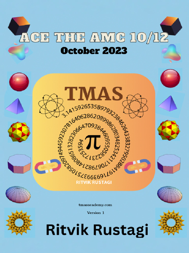 ACE The AMC 10/12 by Ritvik Rustagi PDF Factorization Mathematics