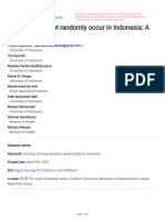 Stunting Does Not Randomly Occur in Indonesia A SP