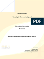 Manual Do Formando - Curso e - Learning Avaliação Neuropsicológica - Módulo I