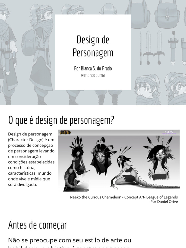 Fundamentos do Design de Personagem | PDF | Esboço | Roupas
