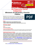 Boletín Diario de Empleo Público (30 de Octubre de 2023)