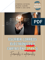 Escribir Correos y Cartas en Espanol 1