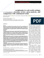 Effectiveness of Ocriplasmin in Real World Settings A Systematic Literature Review, Meta Analysis, and Comparison With Randomized Trials