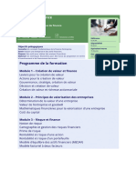 Formation - Maîtriser La Finance D'entreprise