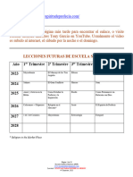 Leccion 5 PDF Excusas para Eludir La Mision para El 4 de Noviembre de 2023