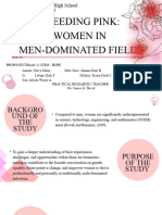 Bleeding Pink Women in Men Dominated Fields