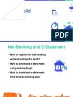 Bank of Baroda Net Banking & E Statement