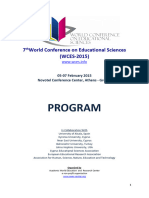 WCES 2015 Program Book