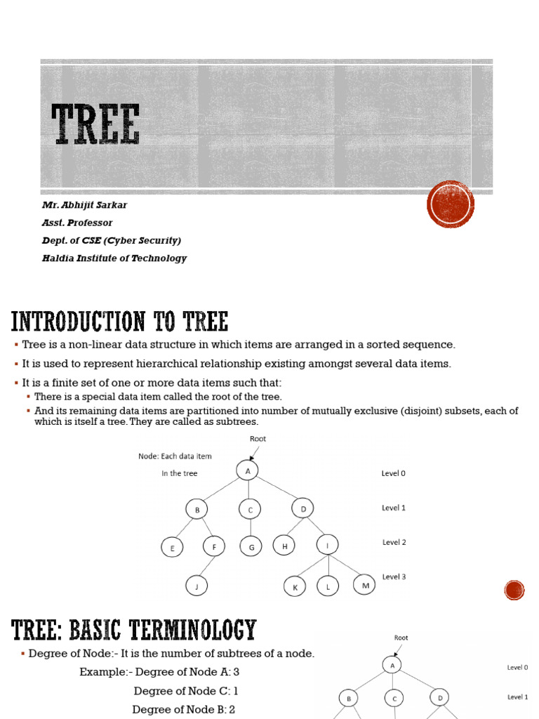 Tree | PDF | Algorithms And Data Structures | Data Management