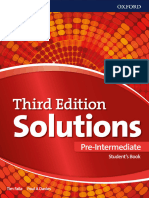 Solutions Pre Intermediate Students Book