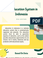 The Quality of Education in Indonesia