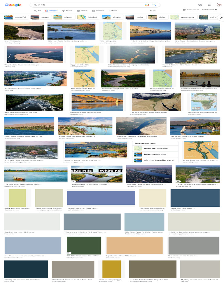 River Nile - Google Search | PDF | Nile | Geography
