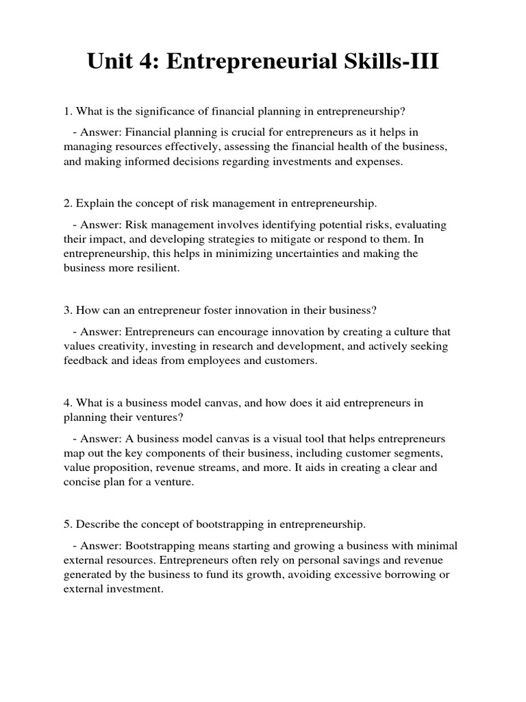 Essential Entrepreneurial and Green Skills | PDF | Entrepreneurship ...