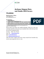 Aplikasi Sederhana Simpan Data Dengan Visual Studio 2010 Secara Otodidak 1 Dikonversi