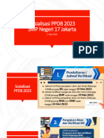 Sosialisasi PPDB 2023 SMPN 17 Jakarta 17 Mei 2023