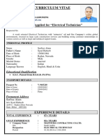 Sarfraz Alam E.T CV