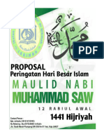 Proposal Maulid Nabi Muhammad 2019