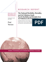 The National Morbidity Mortality and Air