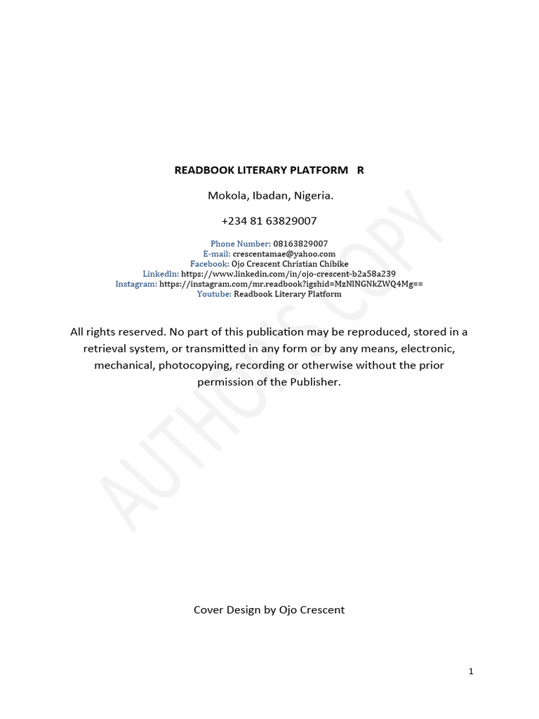 Book 1 | PDF | Nigeria