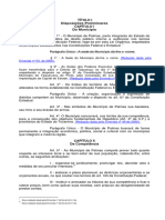 Lei Orgânica Do Municipio de Palmas - TO