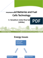 Advanced Batteries and Fuel Cells Technology: 3. Vanadium Redox Flow Batteries (VRFBS)