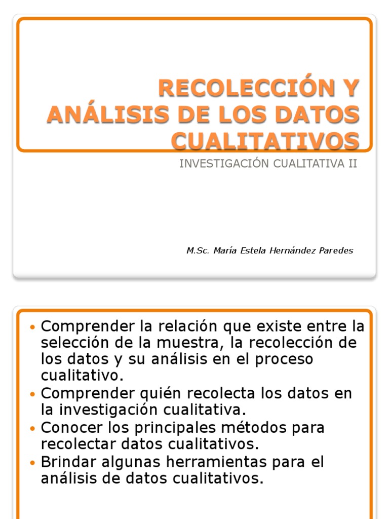 Analisis de Datos Cualitativos | Investigación cualitativa | Teoría