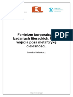 Świerkosz Feminizm Korporalny W Badaniach Literackich