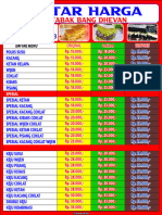 Daftar Harga