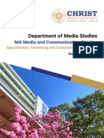MA Media and Communication Studies - ACC 2023-2024 Brochure