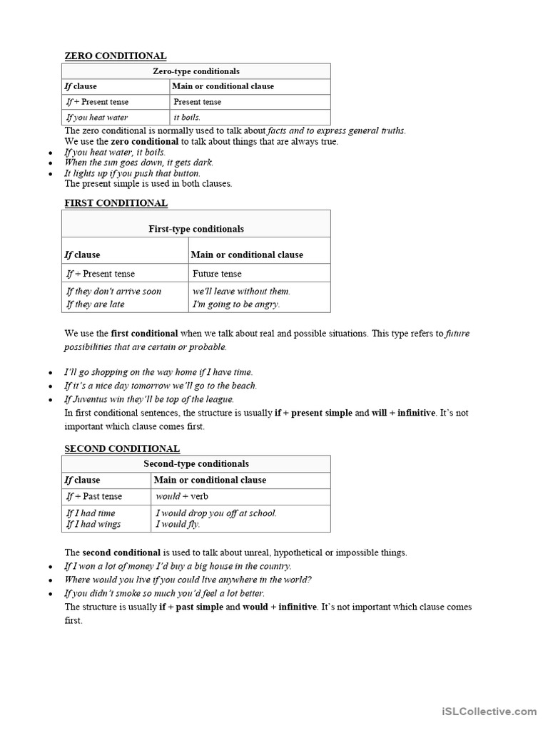 Understanding English Conditionals | PDF | Syntax | Language Mechanics
