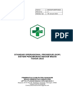 Sop Penomoran Rekam Medis Akreditasi 6 Paraf