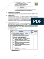 TDR - Servicios Operador de Rodillo Por Plan de Trabajo Por Emergencia