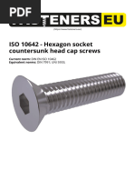 DIN 912 Socket Head Screw Dimensions | PDF | Screw | Metalworking