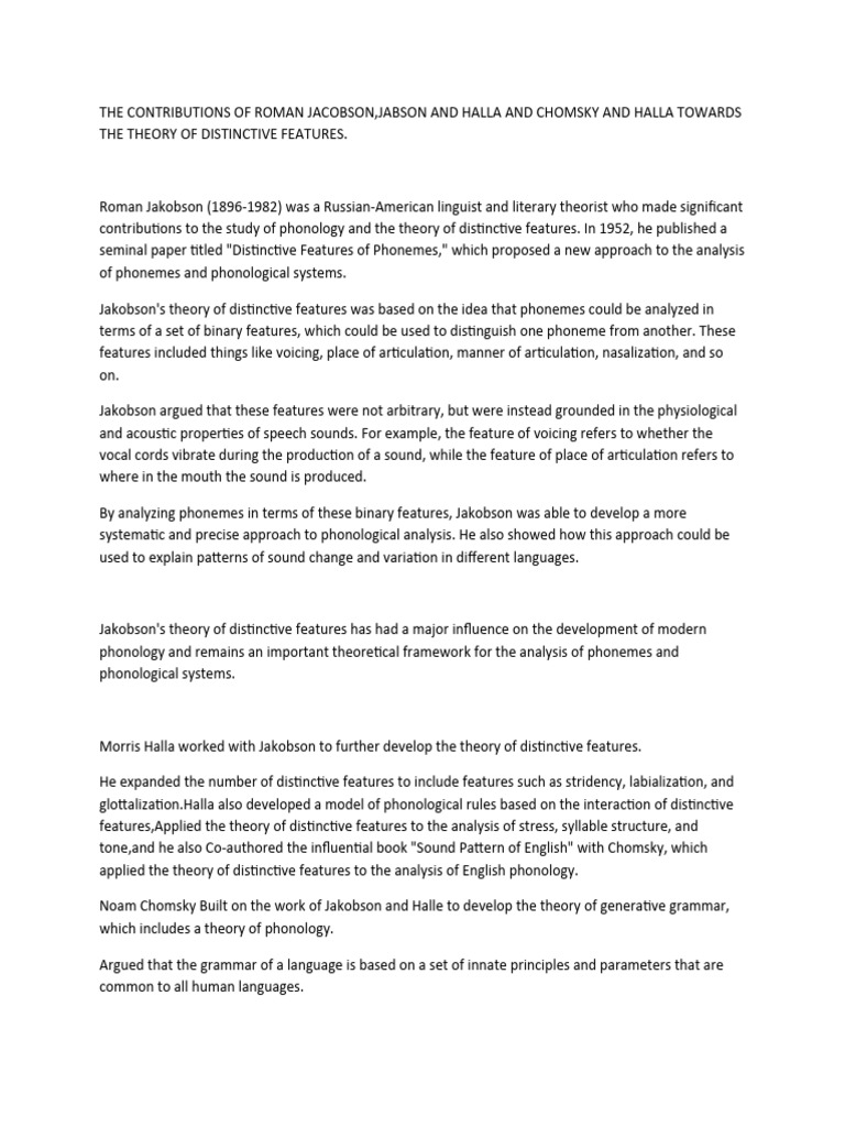 The Contribution | PDF | Phonology | Phoneme