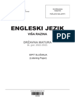 Engleski Jezik: Viša Razina