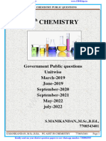 11th Chemistry EM Unit Wise 6 Public Exam Question Papers English Medium PDF Download 1