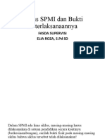 Siklus SPMI Dan Bukti Keterlaksanaannya