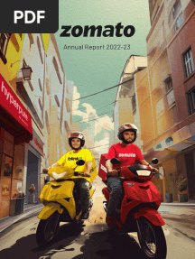 Zomato Annual Report 2022-23