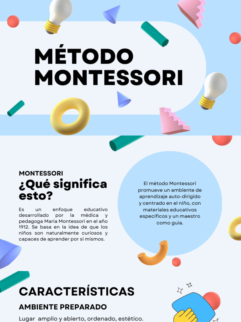 Método Montessori | PDF