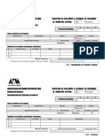 Solicitud de UEA Grupo A Estudios de Posgrado