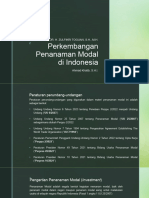 Perkembangan Penanaman Modal Indonesia - Ahmad Khatib, S.H.I.