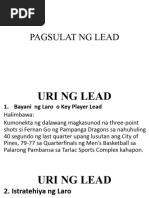 Sports Writing - Filipino Category | PDF
