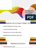 Gobiernos de Uribe y Santos
