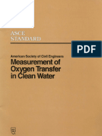 ASCE 2-91 Measurement of Oxygen Transfer in Clean Water